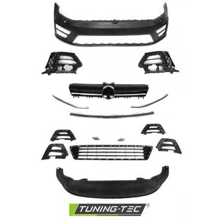 Pare-chocs avant sport compatible VW Golf 7 13-17 Pare-chocs avant sport compatible VW Golf 7 13-17