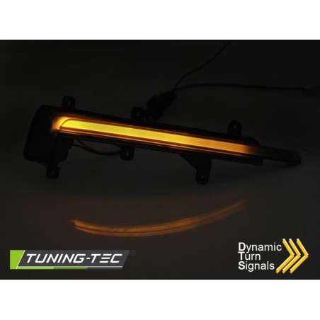 Clignotant latéral dans le rétroviseur LED séquentiel fumé pour AUDI TT 8J 06-14