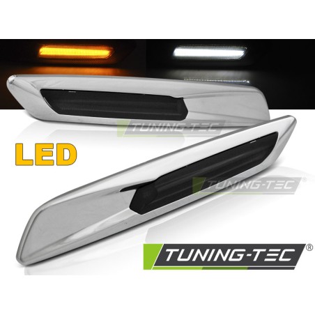 Clignotant latéral fumé argenté LED style F10 compatible BMW E60/E90/E92/E82 Clignotant latéral fumé argenté LED style F10 compatible BMW E60/E90/E92/E82