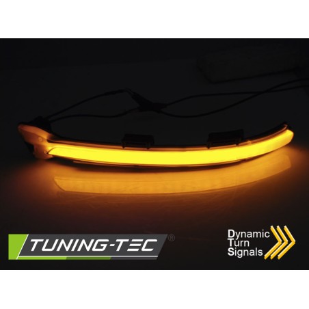 Clignotant latéral dans le rétroviseur LED fumé séquentiel pour VW Golf VII, Sportsvan, Touran II