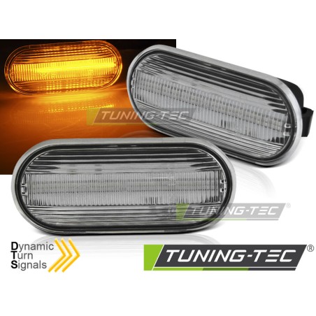 Clignotant latéral LED blanc séquentiel compatible avec VW Golf 4 / Bora 95- / Golf 3 95- / Ibiza 95-99 / Toledo Clignotant latéral LED blanc séquentiel compatible avec VW Golf 4 / Bora 95- / Golf 3 95- / Ibiza 95-99 / Toledo