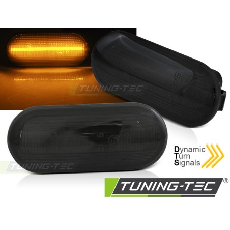 Clignotant latéral fumé LED séquentiel compatible VW Golf 4 / Bora 95- / Golf 3 95- / Ibiza 95-99 / Toledo Clignotant latéral fumé LED séquentiel compatible VW Golf 4 / Bora 95- / Golf 3 95- / Ibiza 95-99 / Toledo