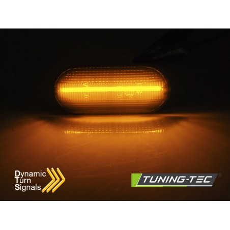 Clignotant latéral fumé LED séquentiel compatible VW Golf 4 / Bora 95- / Golf 3 95- / Ibiza 95-99 / Toledo Clignotant latéral fumé LED séquentiel compatible VW Golf 4 / Bora 95- / Golf 3 95- / Ibiza 95-99 / Toledo
