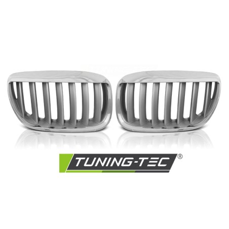 Grille sourcils chrome look Titan compatible BMW X5 E53 LCI 04-06