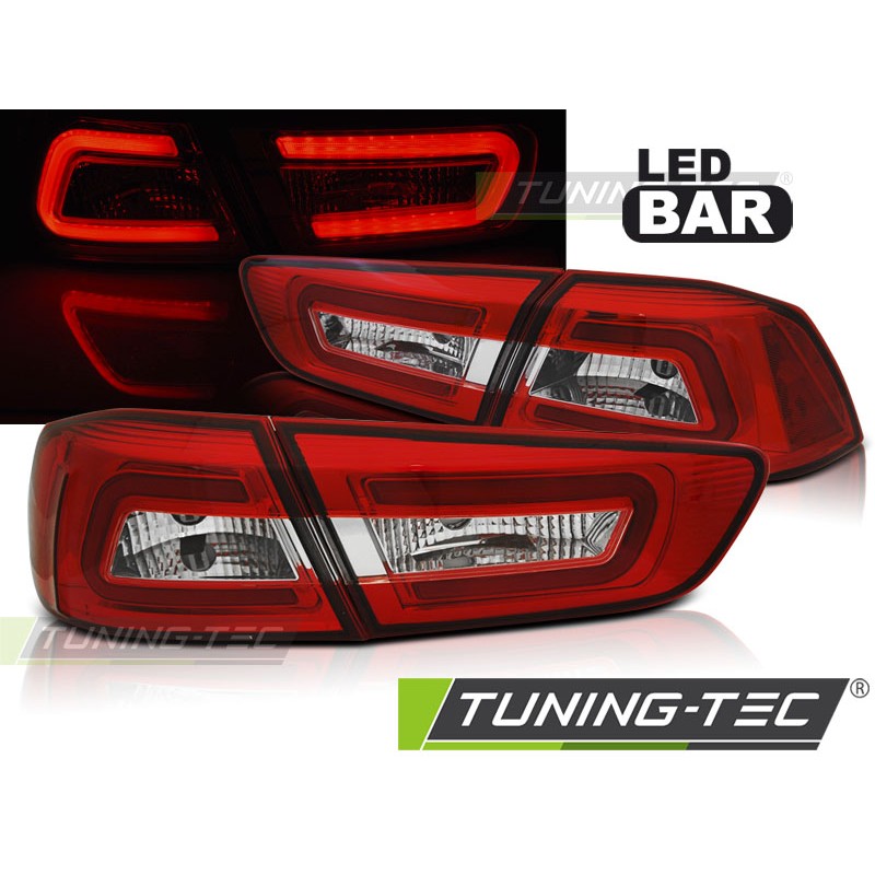 MITSUBISHI LANCER 8 BERLINE 08-11 ROUGE BLANC LED BAR MITSUBISHI LANCER 8 BERLINE 08-11 ROUGE BLANC LED BAR