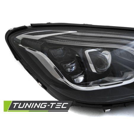 Phares LED noirs compatibles MERCEDES W222 13-17 Phares LED noirs compatibles MERCEDES W222 13-17
