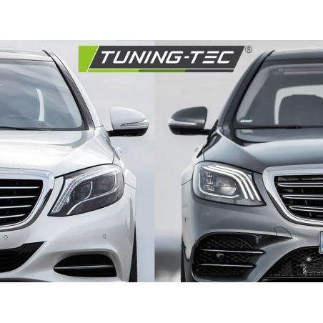 Phares LED noirs compatibles MERCEDES W222 13-17 Phares LED noirs compatibles MERCEDES W222 13-17