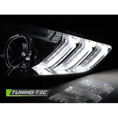 FORD FOCUS MK3 15-18 DRL LED INDICATEUR SÉQUENTIEL CHROME