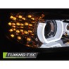PHARES XÉNON ANGEL EYES LED DRL CHROME pour BMW E90/E91 09-11 PHARES XÉNON ANGEL EYES LED DRL CHROME pour BMW E90/E91 09-11