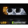 PHARES XÉNON ANGEL EYES LED DRL CHROME pour BMW E90/E91 09-11 PHARES XÉNON ANGEL EYES LED DRL CHROME pour BMW E90/E91 09-11
