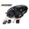 Phares séquentiels TUBE LIGHT noir pour MERCEDES W204 07-10 Phares séquentiels TUBE LIGHT noir pour MERCEDES W204 07-10