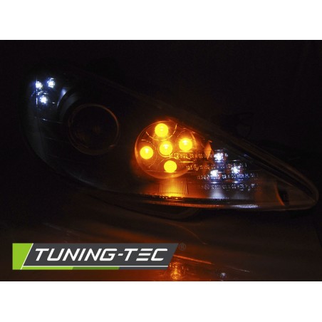 PEUGEOT 206 02-ANGEL EYES CHROME LED PEUGEOT 206 02-ANGEL EYES CHROME LED