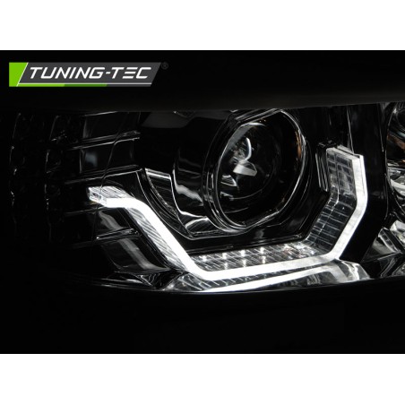 PHARES ANGEL EYES LED 3D CHROME compatible BMW E90/E91 05-08