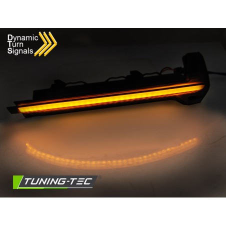 Clignotant latéral dans le rétroviseur LED fumé séquentiel pour AUDI TT 16-18 / R8 16-18