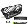 Grille Sport Noir Brillant PDC pour AUDI A4 B9 15-19 Grille Sport Noir Brillant PDC pour AUDI A4 B9 15-19