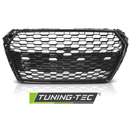 Grille Sport Noir Brillant PDC pour AUDI A4 B9 15-19 Grille Sport Noir Brillant PDC pour AUDI A4 B9 15-19