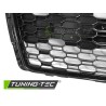 Grille Sport Noir Brillant PDC pour AUDI A4 B9 15-19 Grille Sport Noir Brillant PDC pour AUDI A4 B9 15-19