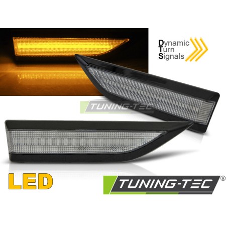 Clignotant latéral séquentiel noir blanc pour VW Caddy 15- Clignotant latéral séquentiel noir blanc pour VW Caddy 15-