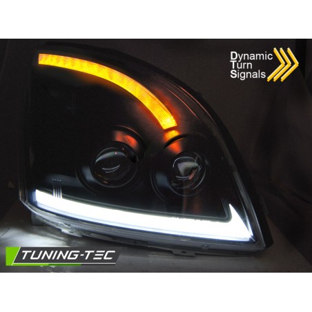 TOYOTA LAND CRUISER 120 03-09 TUBE LIGHT LED SÉQUENTIEL NOIR