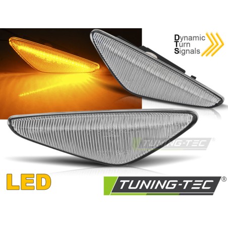 Clignotant latéral LED blanc séquentiel compatible BMW X5 E70 / X6 E71 / X3 F25 Clignotant latéral LED blanc séquentiel compatible BMW X5 E70 / X6 E71 / X3 F25