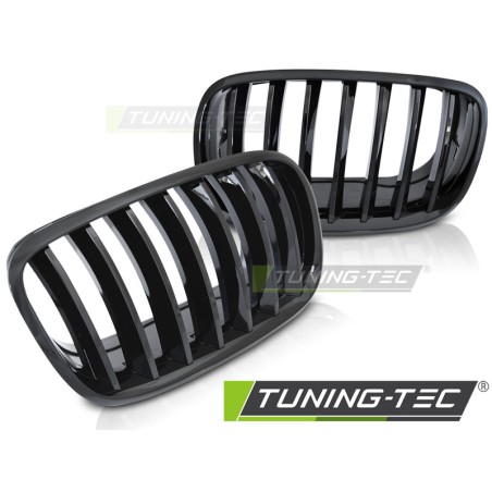 Grille noire brillante compatible avec BMW X5 E70 X6 E71 08-