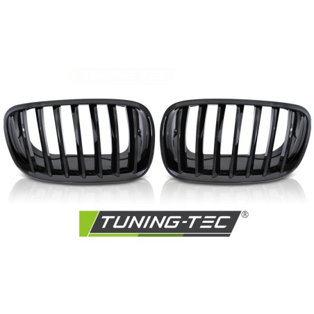 Grille noire brillante compatible avec BMW X5 E70 X6 E71 08-