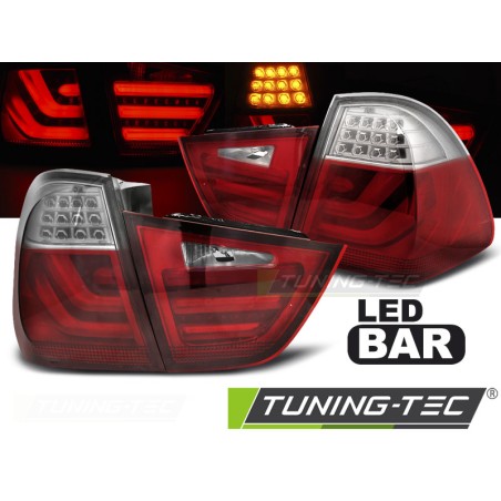 Feux arrière LED BAR rouge blanc pour BMW E91 09-11