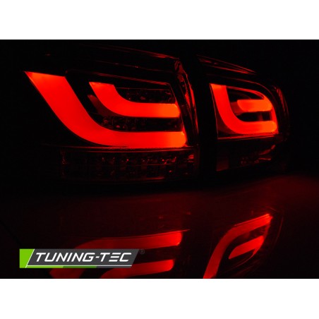 Feux arrière LED BAR rouge fumé pour VW Golf 6 10.08-12