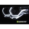 Phares Xénon Angel Eyes LED DRL Chrome AFS pour BMW F30/F31 10.11 - 05.15 Phares Xénon Angel Eyes LED DRL Chrome AFS pour BMW F30/F31 10.11 - 05.15
