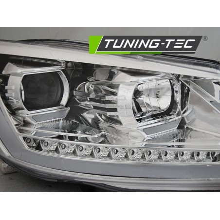 Phares TUBE LIGHT DRL chrome séquentiel pour VW Touran II 08.10-15