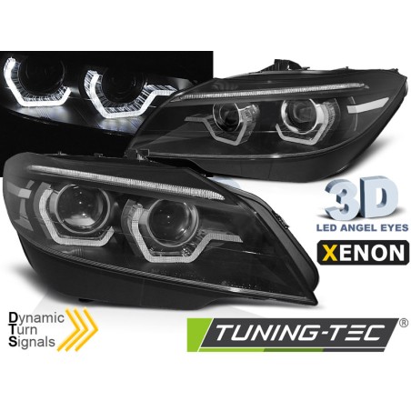 Phares Xénon LED DRL Noir Séquentiel pour BMW Z4 E89 09-13