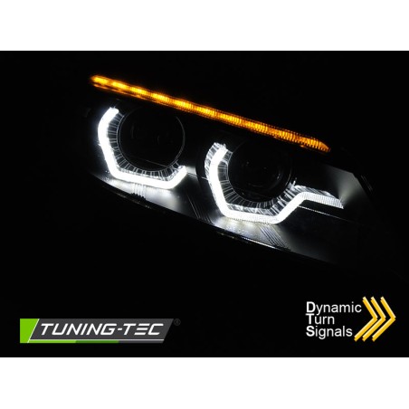 Phares Xénon LED DRL Noir Séquentiel pour BMW Z4 E89 09-13