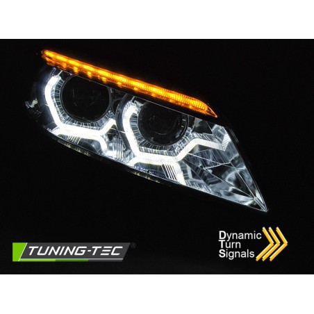 Phares Xénon LED DRL Chrome AFS Séquentiel pour BMW Z4 E89 09-13 Phares Xénon LED DRL Chrome AFS Séquentiel pour BMW Z4 E89 09-13