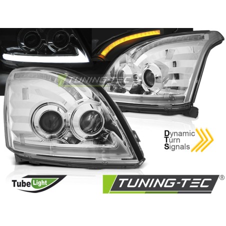 TOYOTA LAND CRUISER 120 03-09 TUBE LIGHT LED SÉQUENTIEL CHROME TOYOTA LAND CRUISER 120 03-09 TUBE LIGHT LED SÉQUENTIEL CHROME