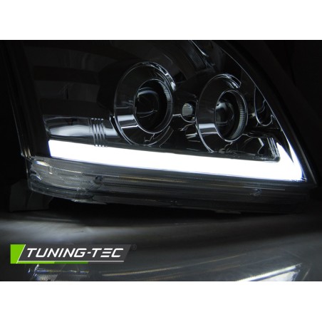 TOYOTA LAND CRUISER 120 03-09 TUBE LIGHT LED SÉQUENTIEL CHROME TOYOTA LAND CRUISER 120 03-09 TUBE LIGHT LED SÉQUENTIEL CHROME