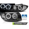 Phares ANGEL EYES CCFL noirs compatibles BMW Série 1 E87/E81/82/88 04-11 Phares ANGEL EYES CCFL noirs compatibles BMW Série 1 E87/E81/82/88 04-11