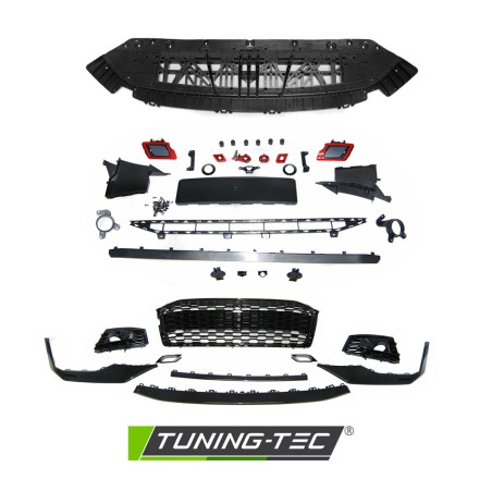 Pare-chocs avant sport noir PDC pour AUDI A5 16-19 Pare-chocs avant sport noir PDC pour AUDI A5 16-19