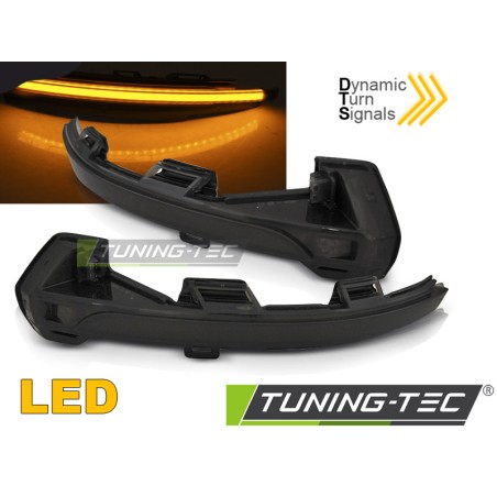 Clignotant latéral dans le rétroviseur LED fumé séquentiel pour VW Passat B8 / Arteon