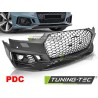 Pare-chocs avant sport noir brillant PDC pour AUDI A4 B9 08.15-19 Pare-chocs avant sport noir brillant PDC pour AUDI A4 B9 08.15-19