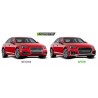 Pare-chocs avant sport argent noir PDC compatible AUDI A4 B9 08.15-19 Pare-chocs avant sport argent noir PDC compatible AUDI A4 B9 08.15-19