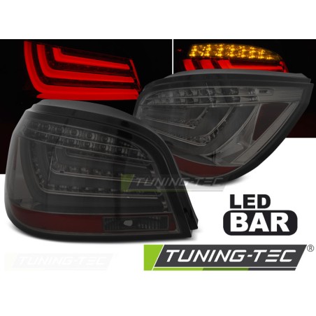 Feux arrière LED BAR fumés compatibles BMW E60 LCI 07-10