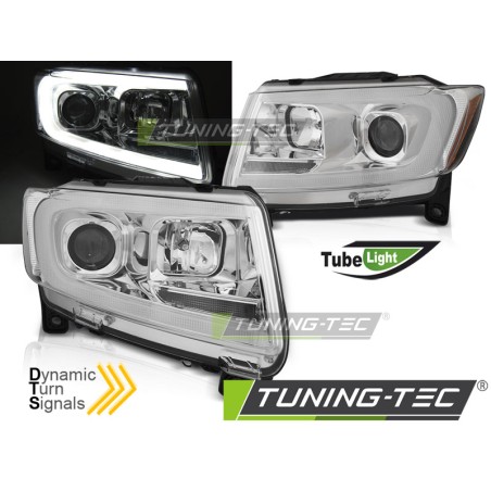 CHRYSLER JEEP GRAND CHEROKEE 11-13 TUBE LIGHT CHROME SÉQUENTIEL