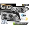 Phares Xénon Angel Eyes LED DRL Chrome Séquentiel pour BMW F10/F11 10-13 Phares Xénon Angel Eyes LED DRL Chrome Séquentiel pour BMW F10/F11 10-13