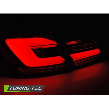 Feux arrière séquentiels LED BAR fumé noir pour BMW F10 10-16