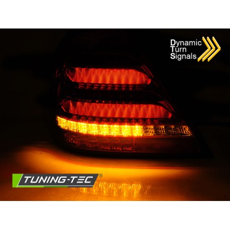 Feux arrière à LED séquentiels rouge et blanc pour MERCEDES W203 SEDAN 00-04