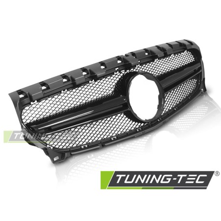 Grille noire brillante style sport compatible avec MERCEDES CLA W117 13-19