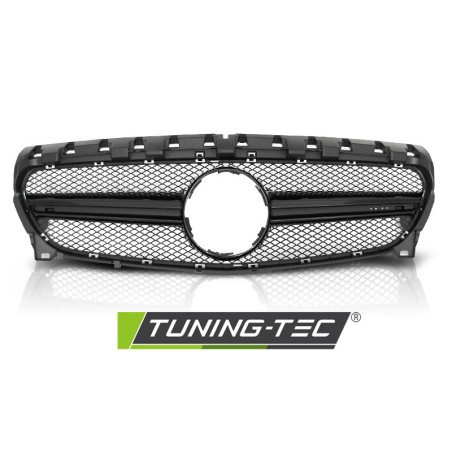 Grille noire brillante style sport compatible avec MERCEDES CLA W117 13-19