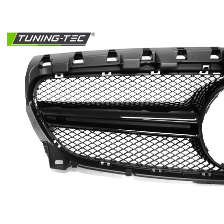 Grille noire brillante style sport compatible avec MERCEDES CLA W117 13-19