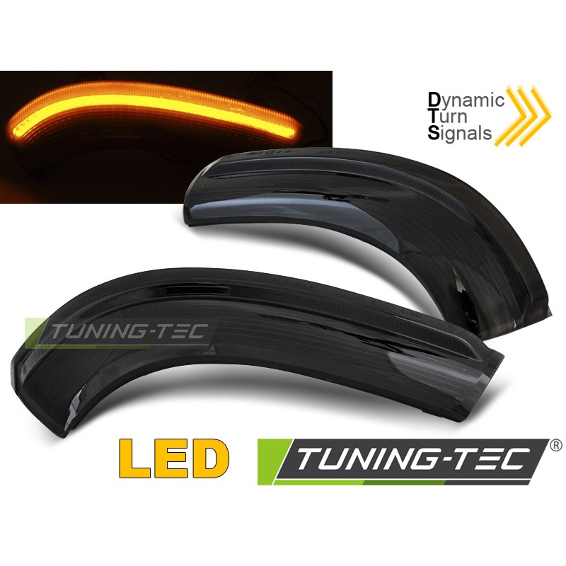 Clignotant latéral séquentiel à LED fumé dans le rétroviseur pour VW Golf 5 / Golf Plus / Jetta / Passat / Sharan Clignotant latéral séquentiel à LED fumé dans le rétroviseur pour VW Golf 5 / Golf Plus / Jetta / Passat / Sharan