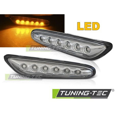 Clignotant latéral chromé LED compatible BMW E46 / E60 / E87 / E90 Clignotant latéral chromé LED compatible BMW E46 / E60 / E87 / E90